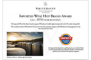 Whitehaven imported wine hot brand, USA 2023