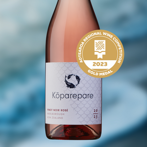 2023 Kōparepare Marlborough Pinot Noir Rosé, GOLD - Aotearoa Regional Wine Competition