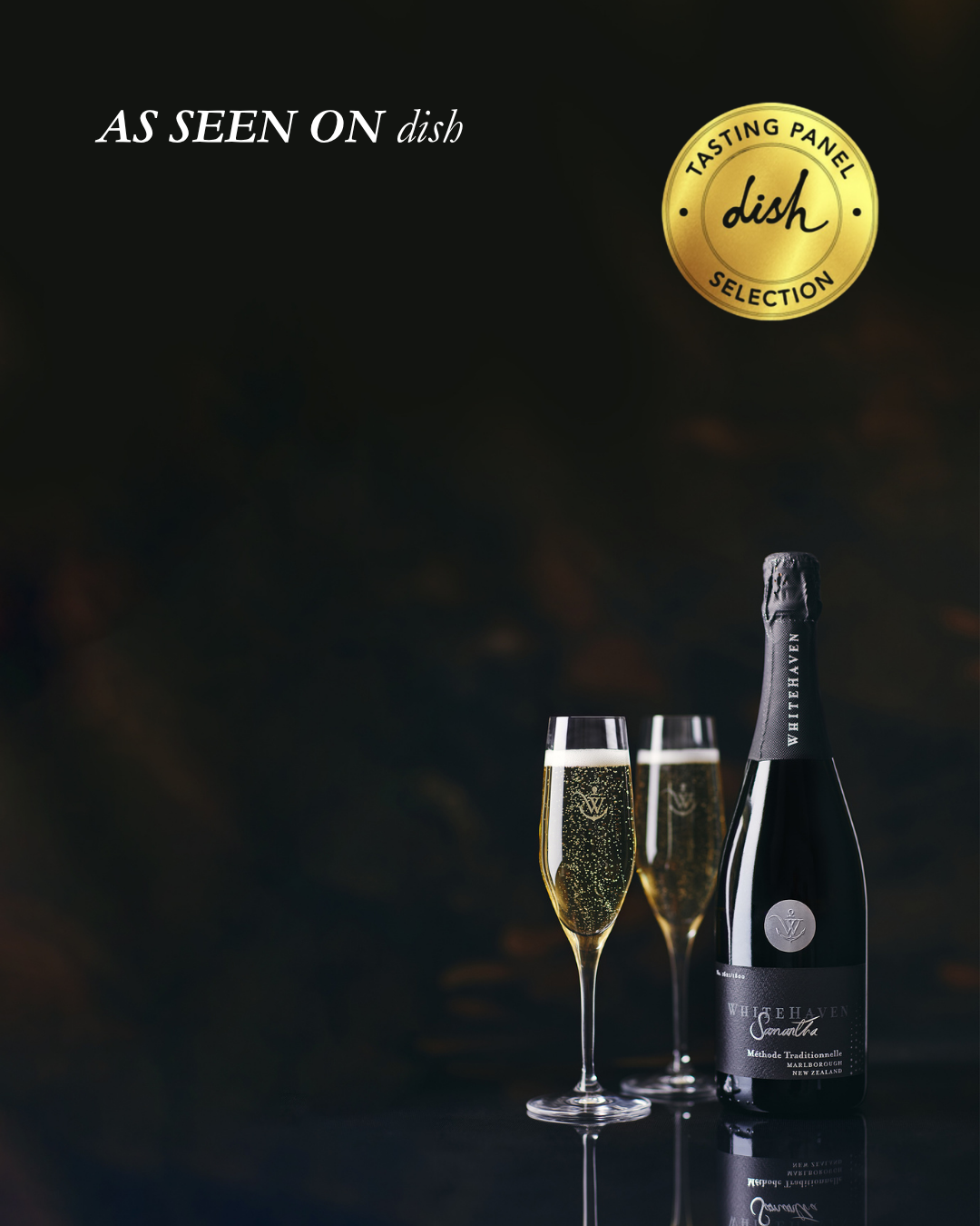 Samantha Cuvée Sparkles with Gold